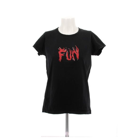 T- shirt noir "Fun"