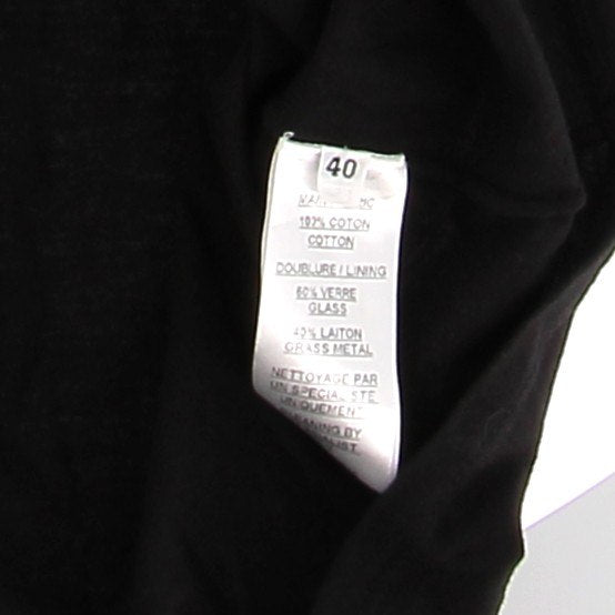 T-shirt à perles et franges
