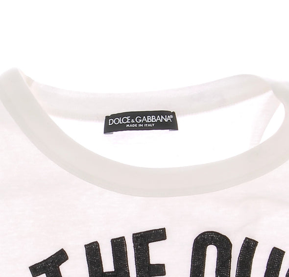 T-shirt blanc "I'm the queen of my life"