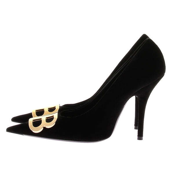 Escarpins en velours "BB"