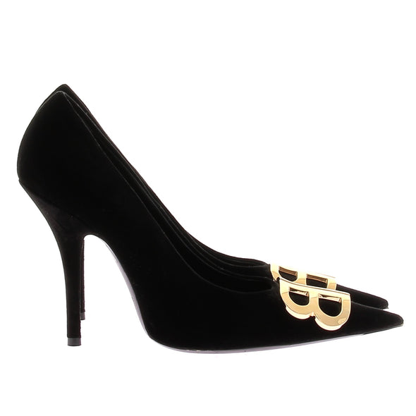 Escarpins en velours "BB"