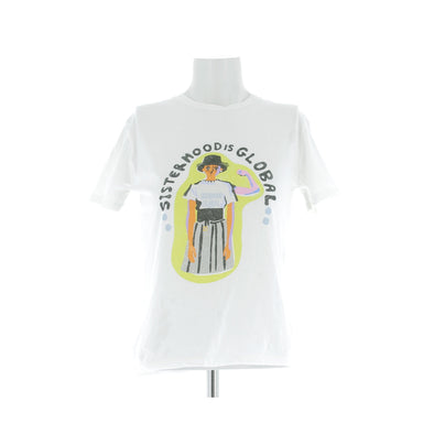 Tee-shirt blanc "Sisterhood is global"