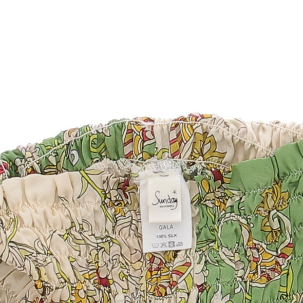Top bandeau en soie