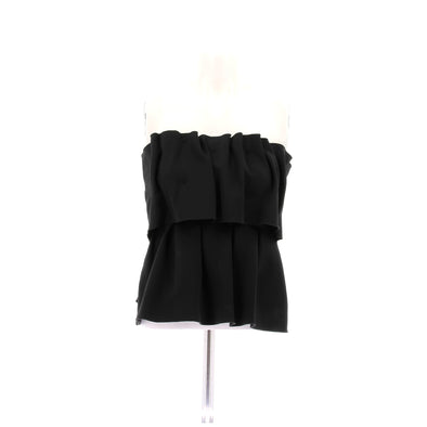 Top bustier noir