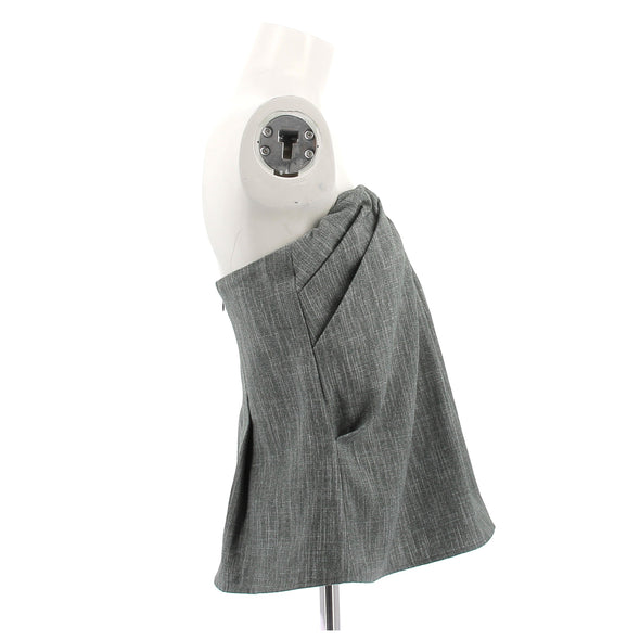 Top bustier en laine
