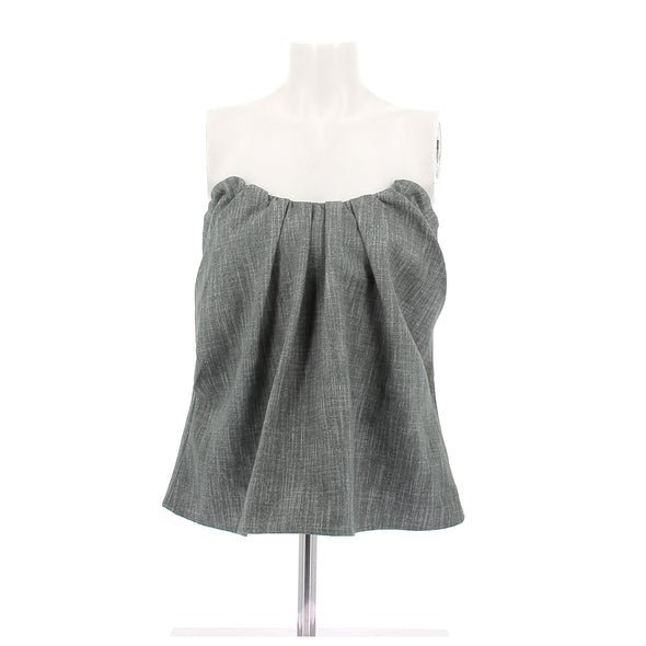 Top bustier en laine