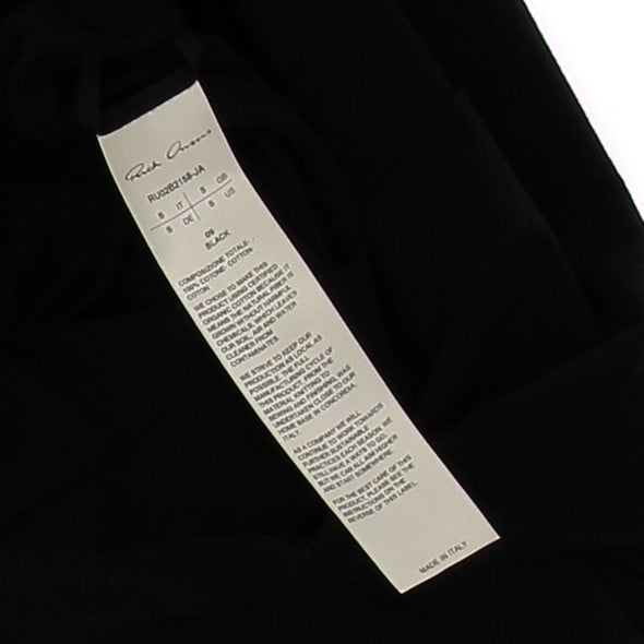 Top drapé noir