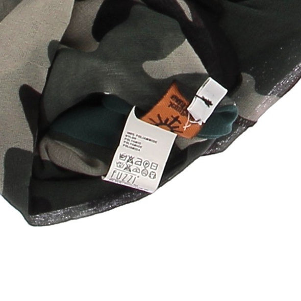 Top en mesh à imprimé camouflage