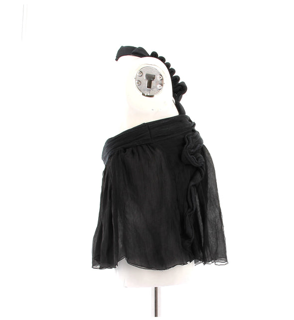 Top en mousseline de soie