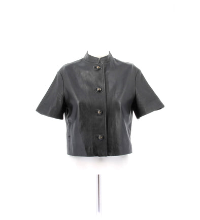 Top en cuir