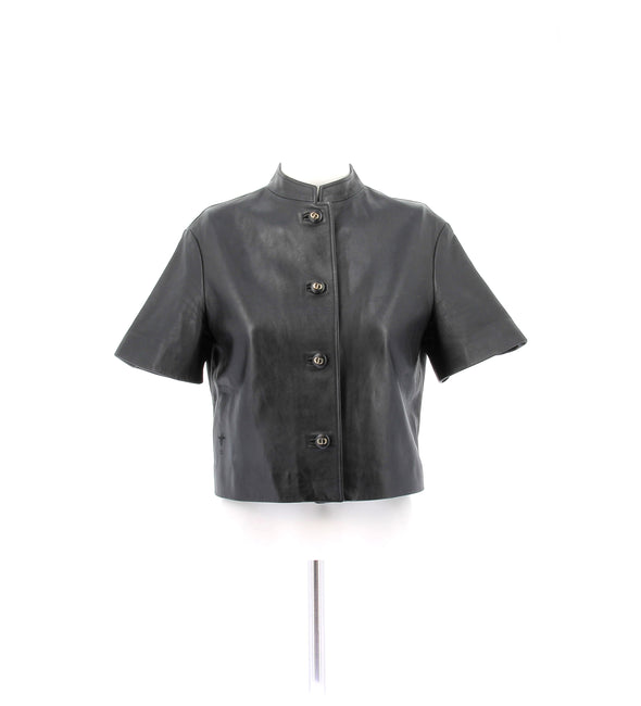 Top en cuir