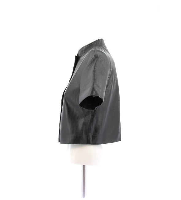 Top en cuir