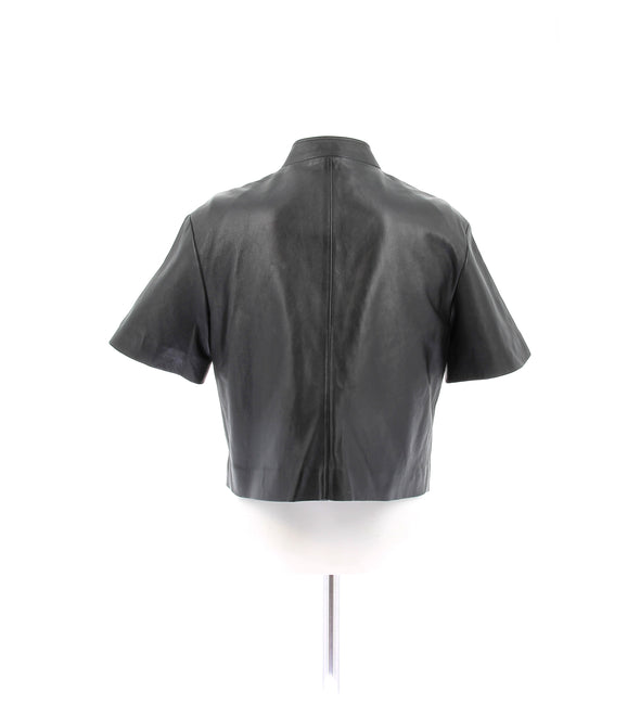 Top en cuir