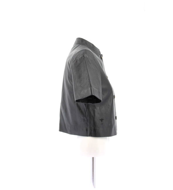 Top en cuir