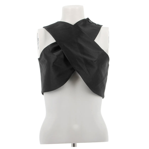 Top crop noir