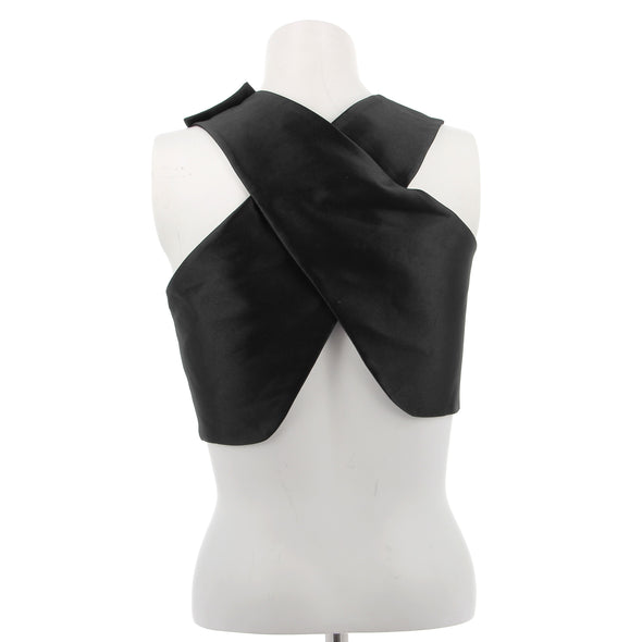 Top crop noir