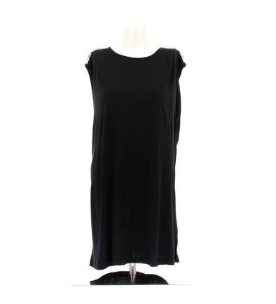 Top noir avec strass