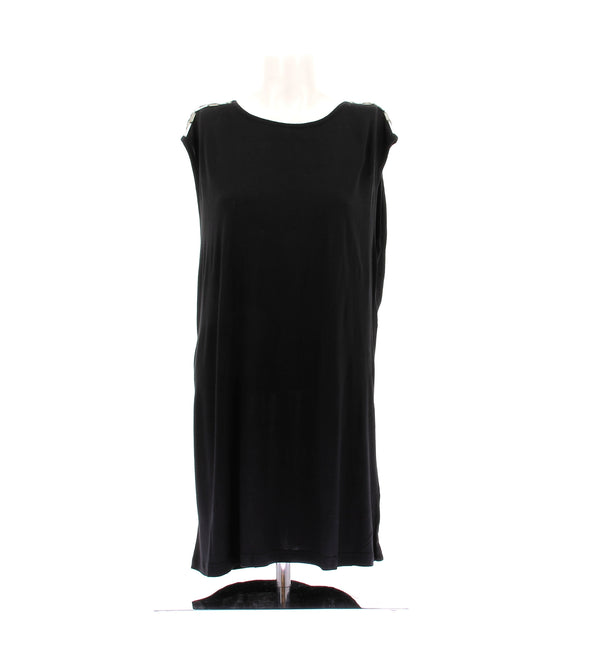 Top noir avec strass