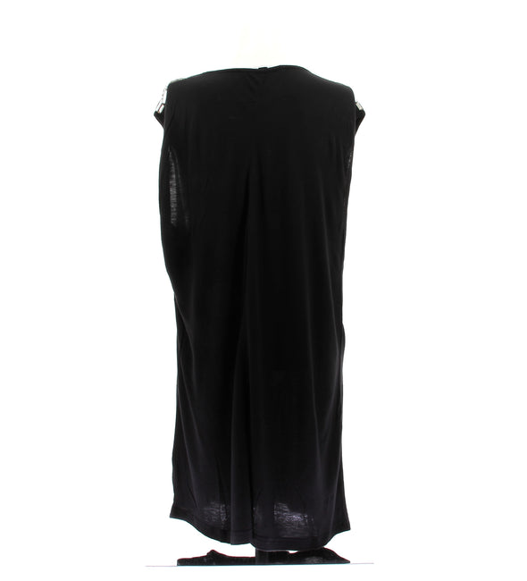 Top noir avec strass