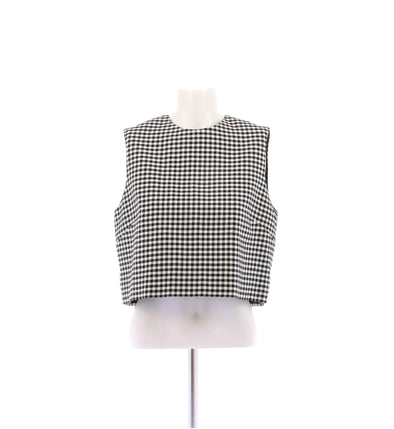 Top en laine vichy