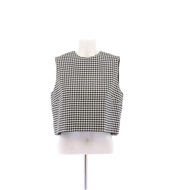 Top en laine vichy