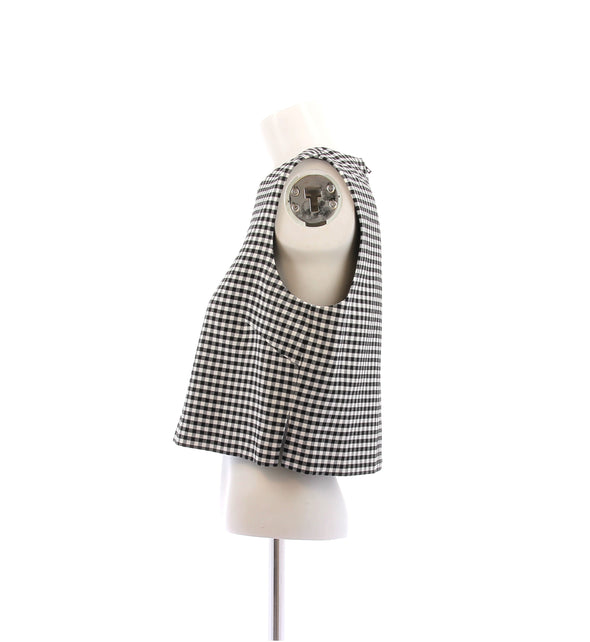 Top en laine vichy