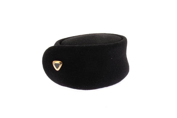 Chapeau en laine noir