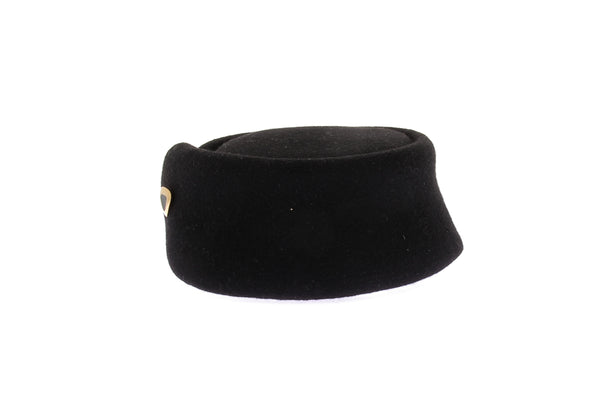 Chapeau en laine noir