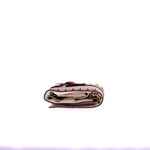 Trousse à bijoux rouge en cuir