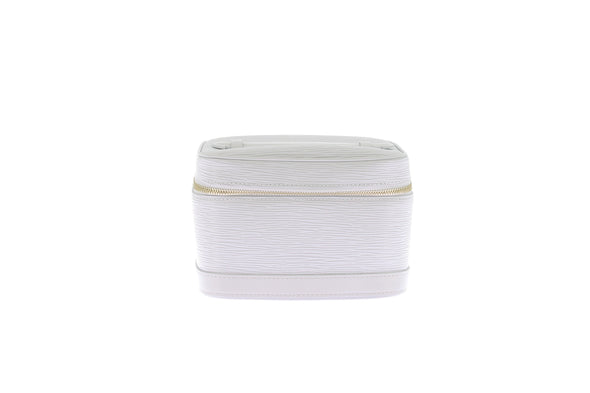 Trousse de toilette en cuir épi