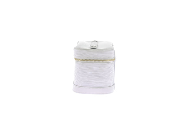 Trousse de toilette en cuir épi