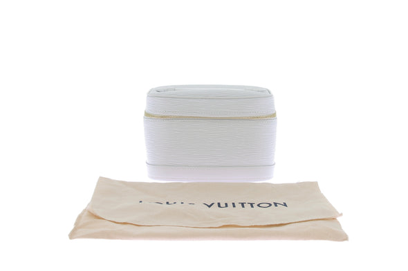 Trousse de toilette en cuir épi