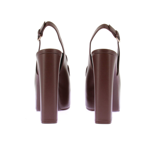 Mules à talons et plateformes "Horsebit"