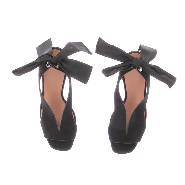 Sandales à talons en velours "Adora"