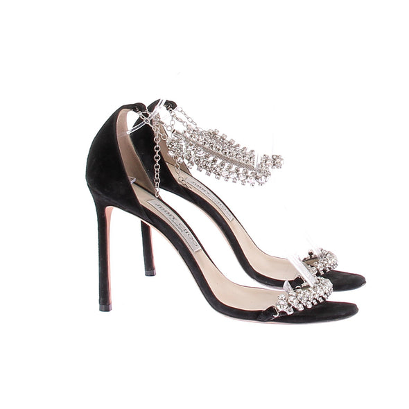 Sandales à talons noires
