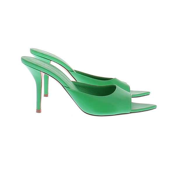 Sandales à talons vertes