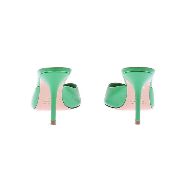 Sandales à talons vertes