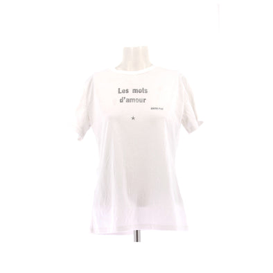 Tee-shirt blanc "Les mots d'amour"