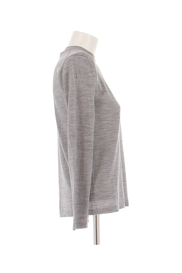 Tee-shirt en laine et soie