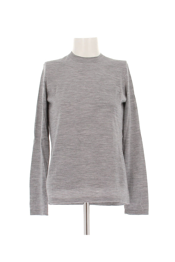Tee-shirt en laine et soie