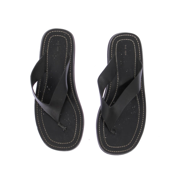 Tongs en cuir "GINZA"