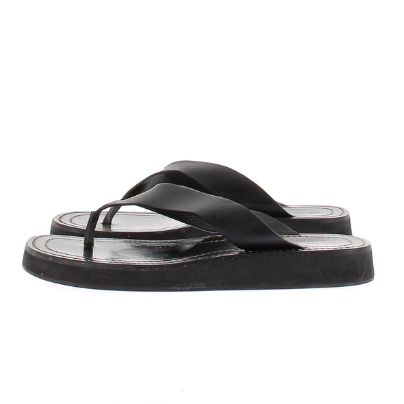 Tongs en cuir "GINZA"