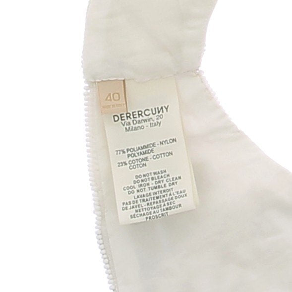 Veston blanc à sequins