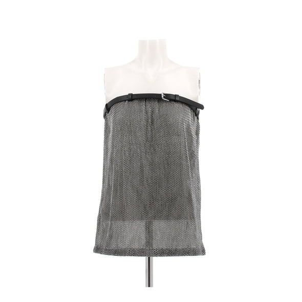 Top bustier bicolore