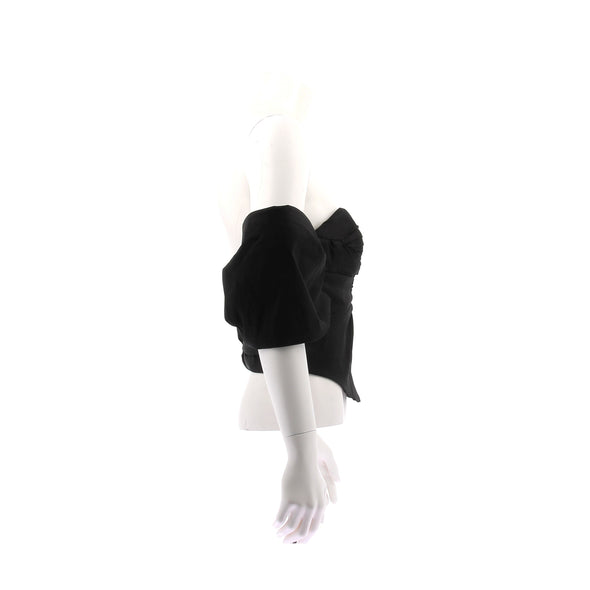 Top Bustier noir