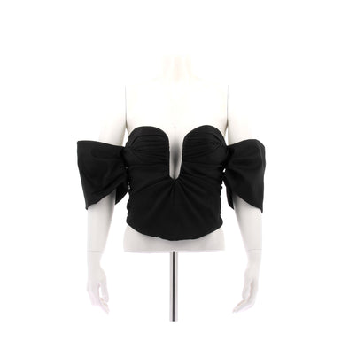 Top Bustier noir