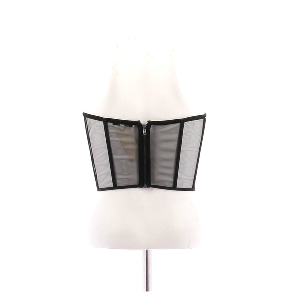 Top corset noir