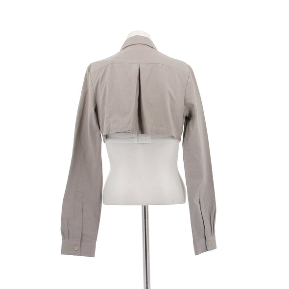 Chemisier court gris