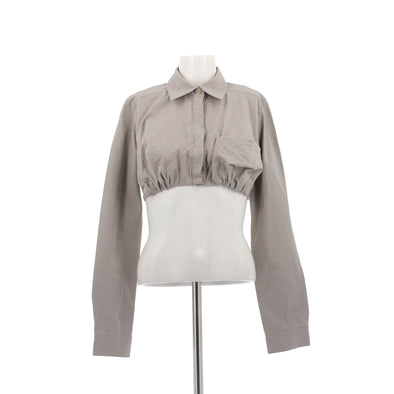 Chemisier court gris