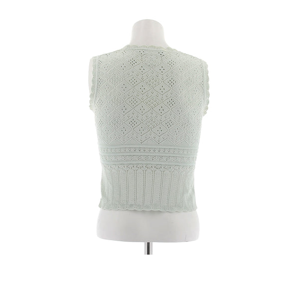 Top en maille pointelle